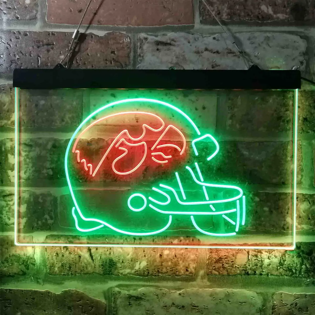 Iowa Hawkeyes Helmet Neon Light Sign – Dual-Color LED Display - Image 13