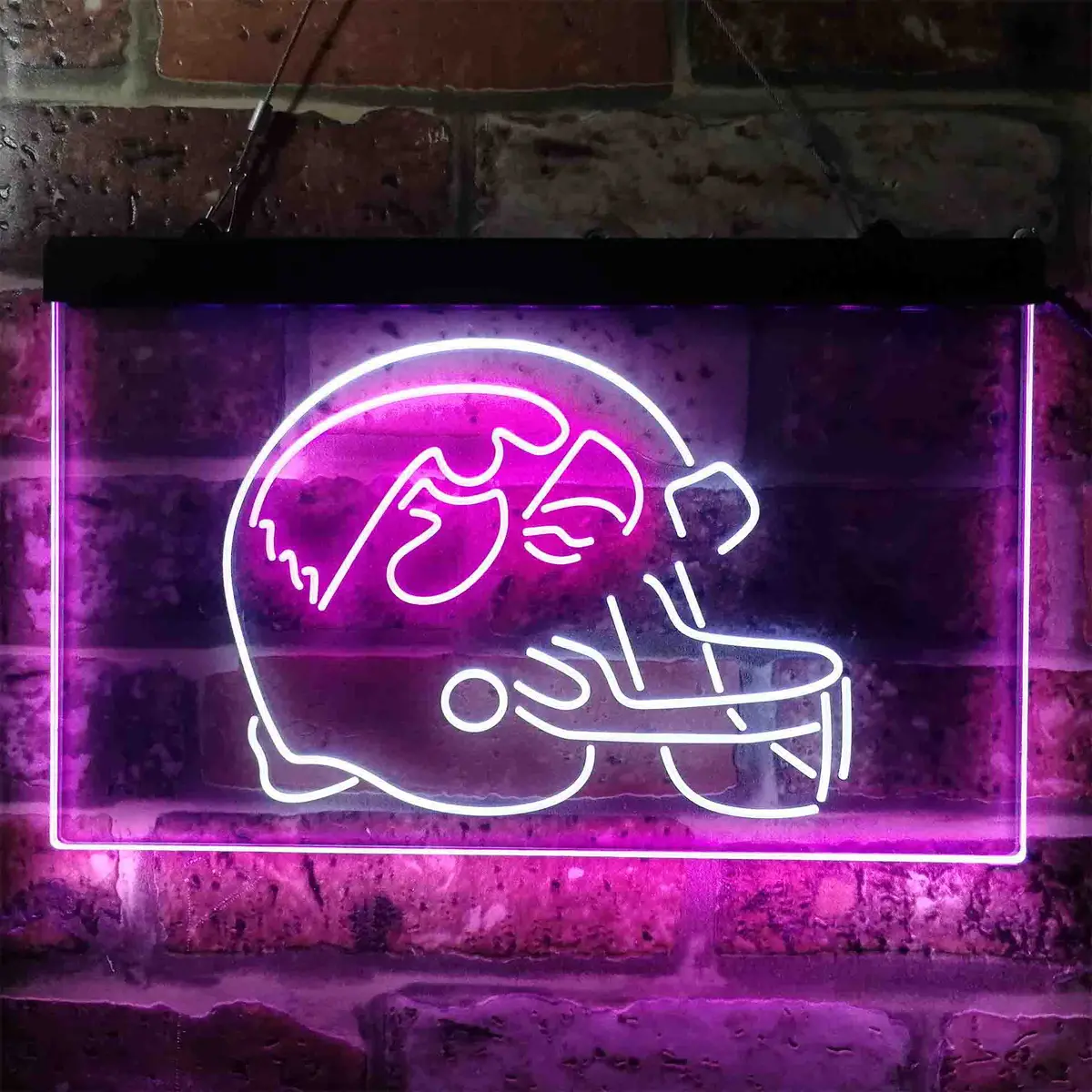 Iowa Hawkeyes Helmet Led Neon Sign 4