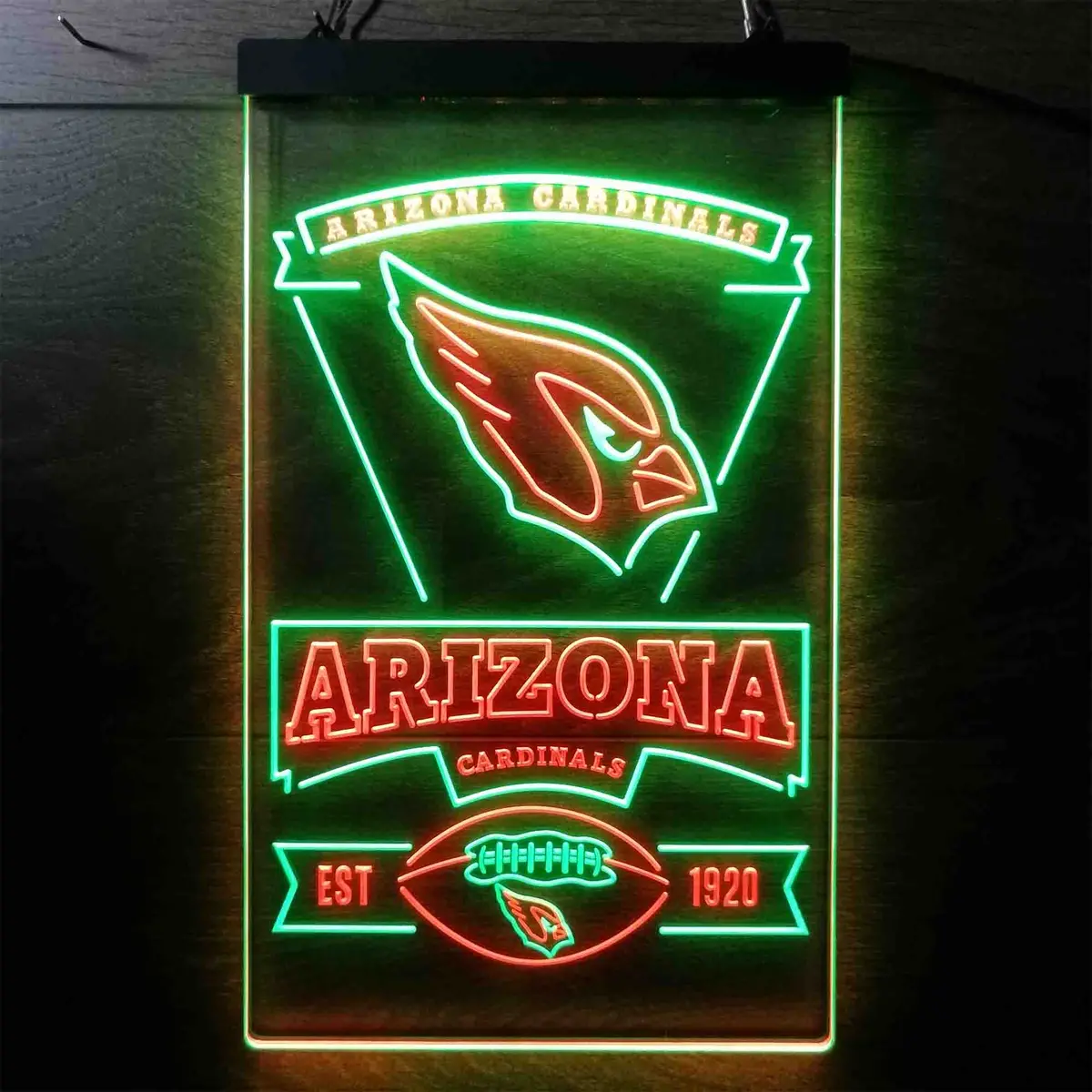 Arizona Cardinals Est. 1920 Neon-Like Led Sign 1