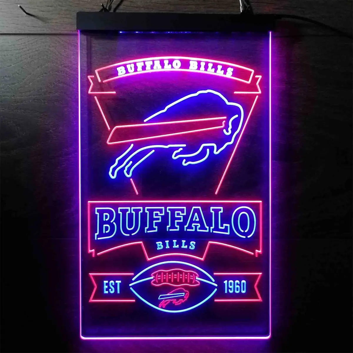 Buffalo Bills Bar Decor Neon Led Sign 1