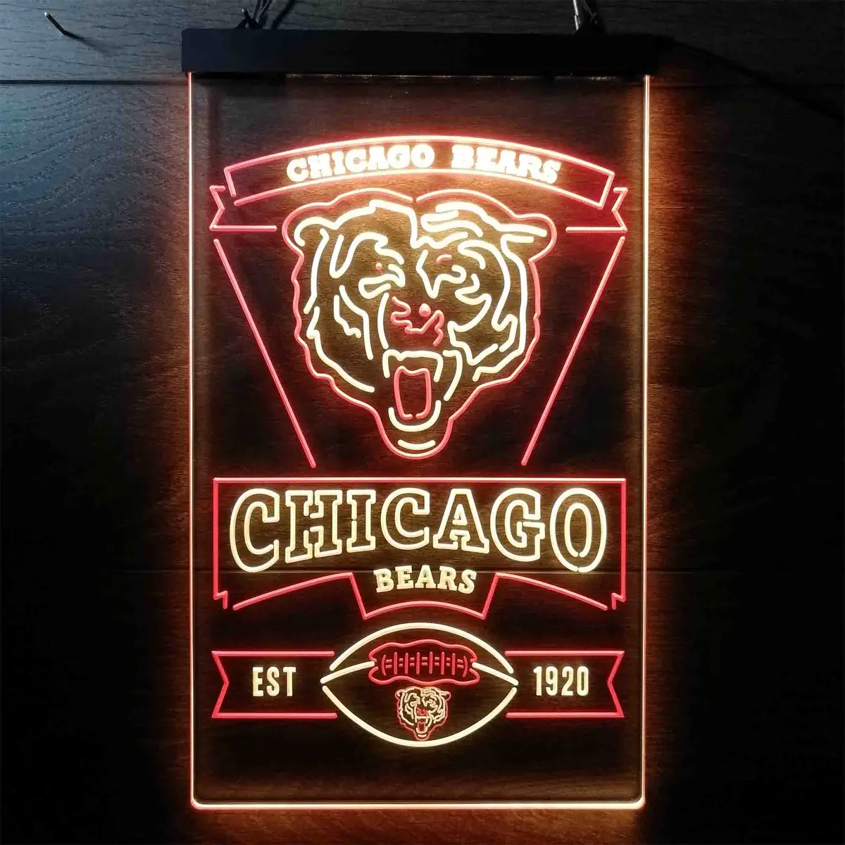 Chicago Bears Est. 1920 Neon-Like Led Sign 1