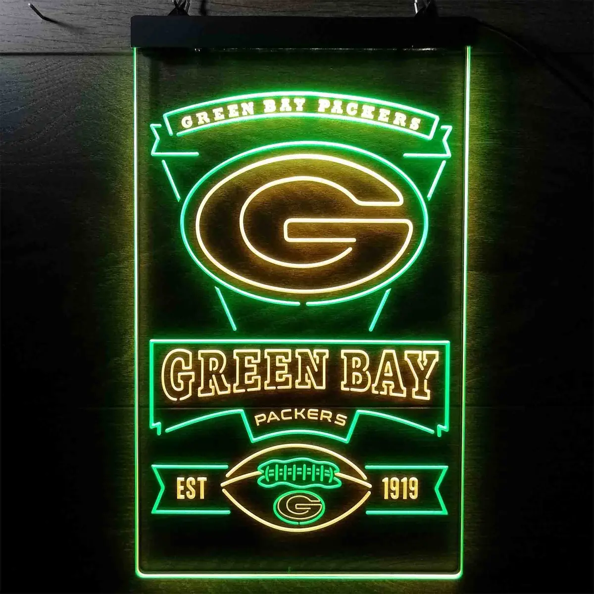Green Bay Packers Memorabilia Neon Led Sign - Limited Edition 1