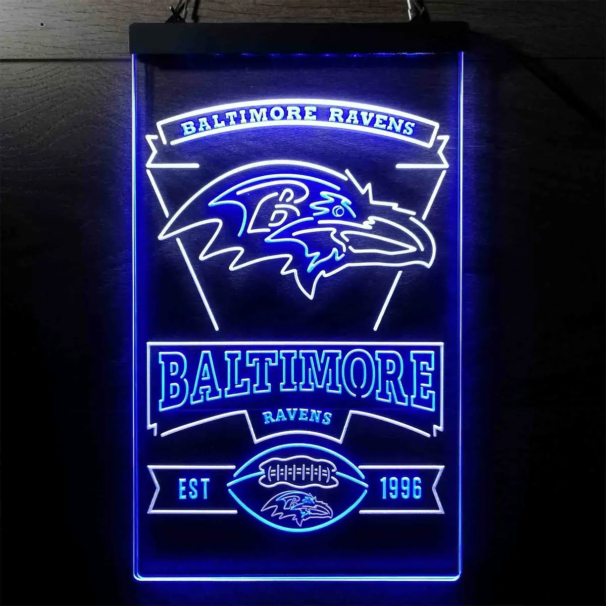 Baltimore Ravens Est. 1996 Led Neon Sign 1