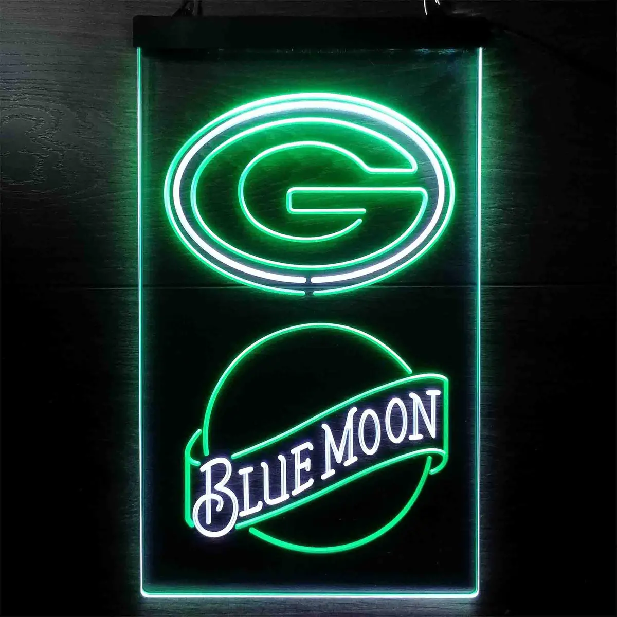 Blue Moon Bar Green Bay Packers Est. 1919 Neon-Like Led Sign 1