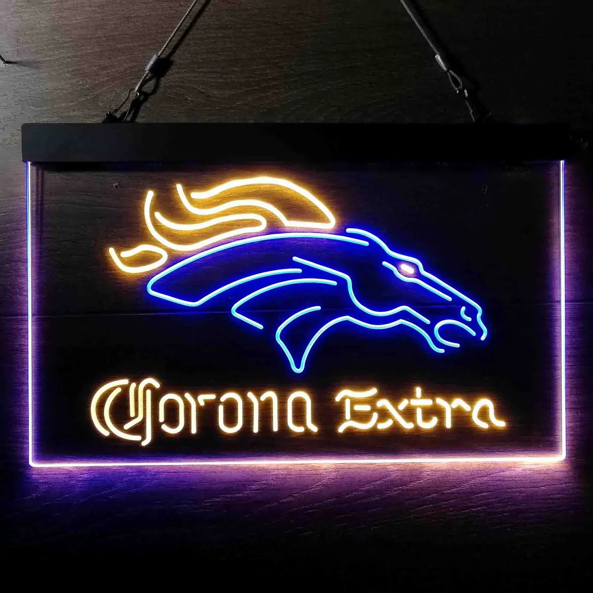 Denver Broncos Corona Extra Neon-Like Led Sign 1