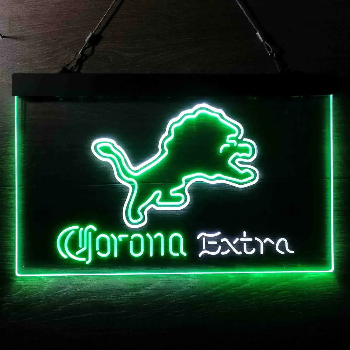 Detroit Lions Corona Extra Bar Neon-Like Led Sign 13