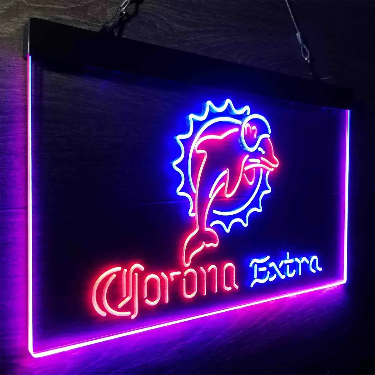 Miami Dolphins Corona Extra Bar Neon-Like Led Sign 15