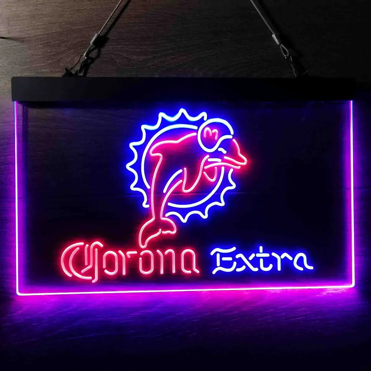 Miami Dolphins Corona Extra Bar Neon-Like Led Sign 2