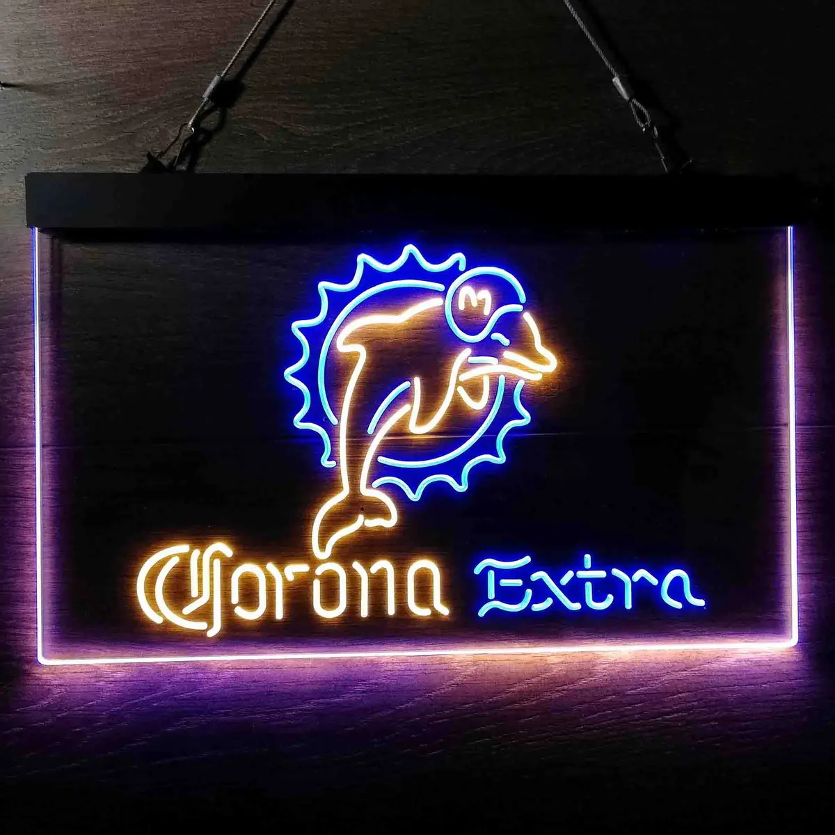 Miami Dolphins Corona Extra Bar Neon-Like Led Sign 7
