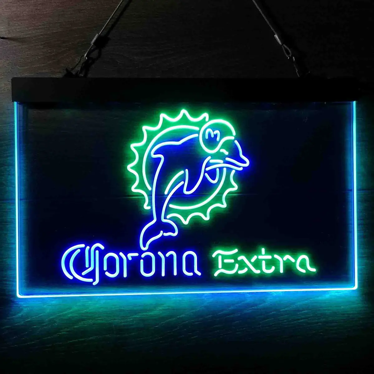 Miami Dolphins Corona Extra Bar Neon-Like Led Sign 13