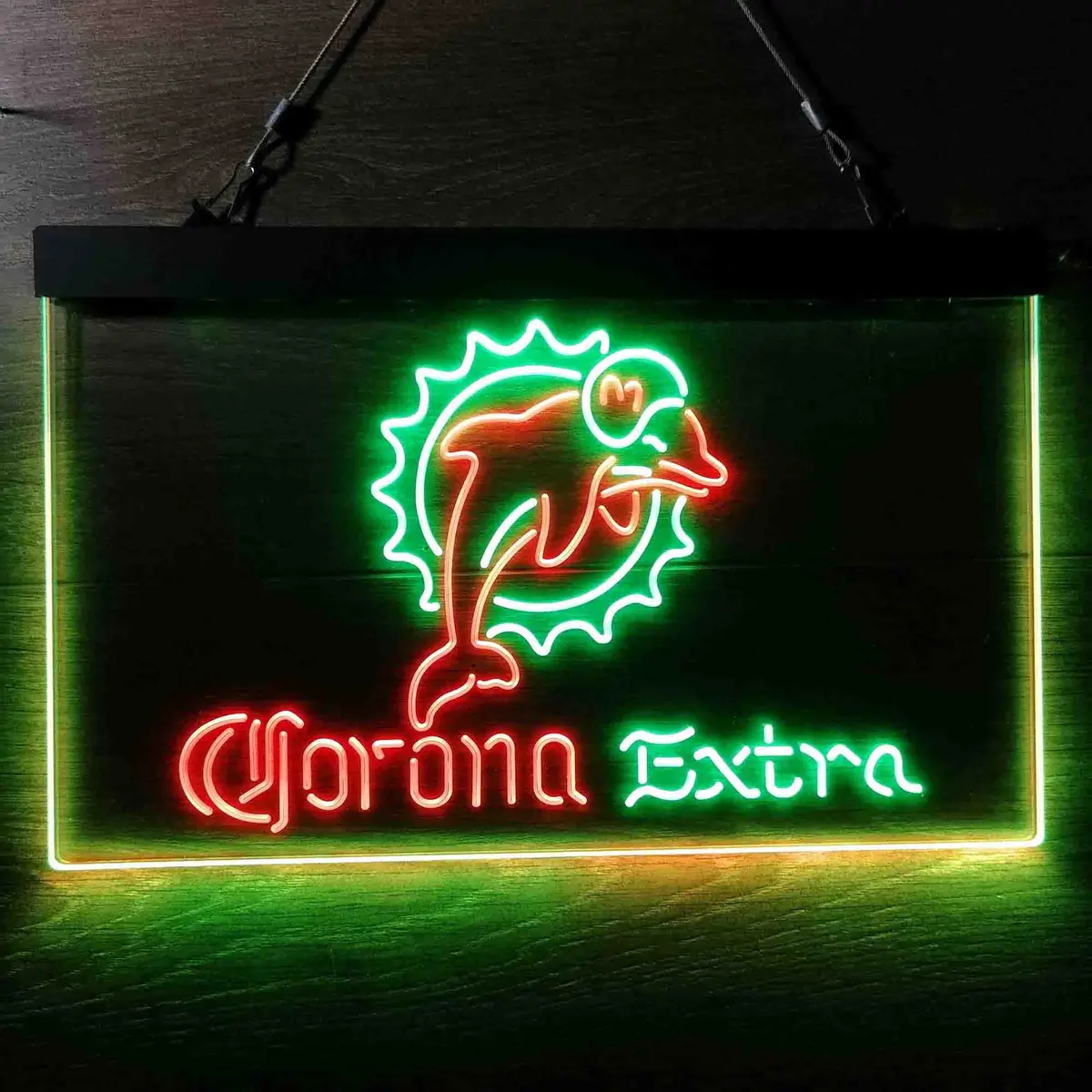 Miami Dolphins Corona Extra Bar Neon-Like Led Sign 5
