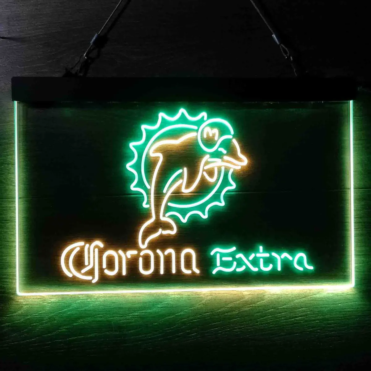Miami Dolphins Corona Extra Bar Neon-Like Led Sign 10