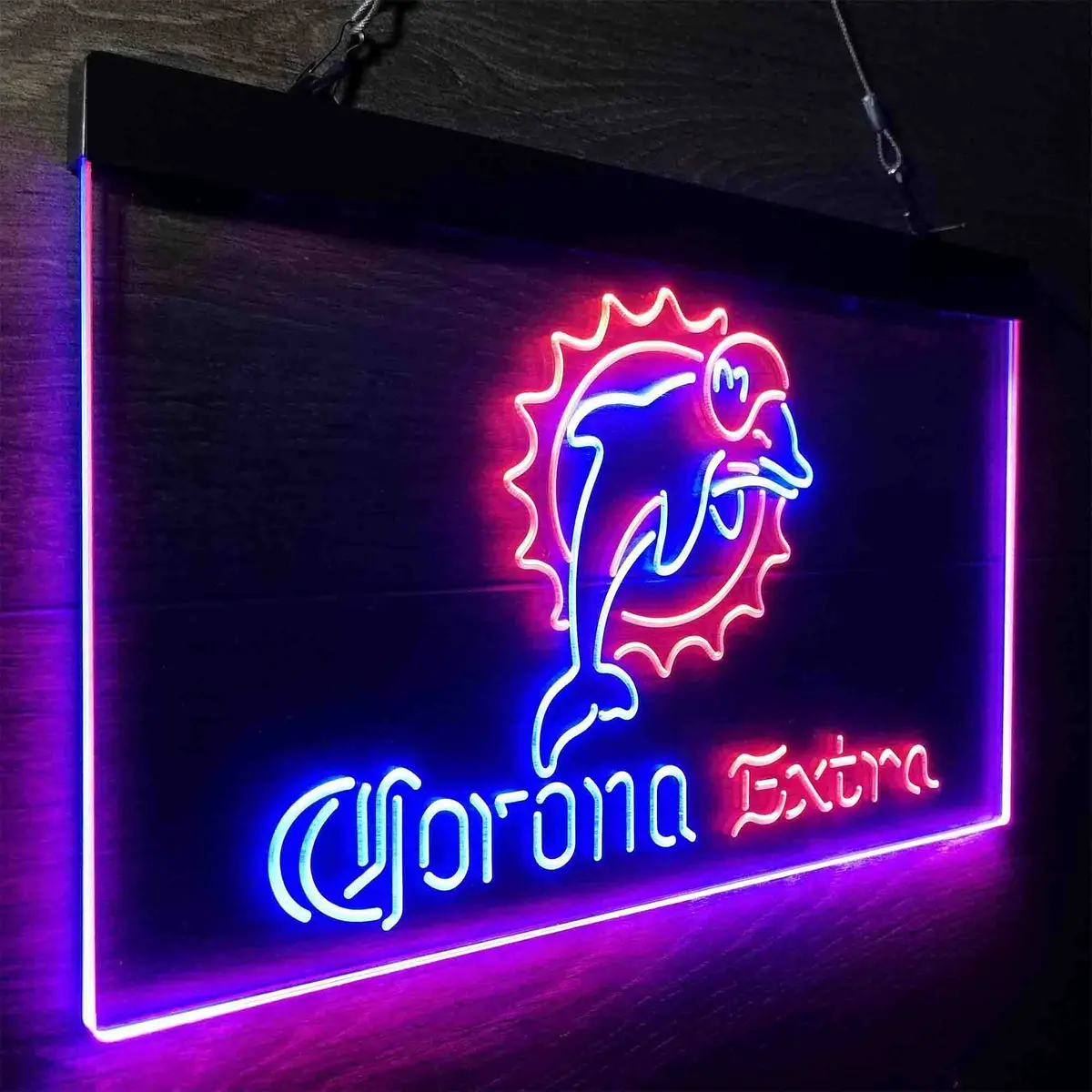 Miami Dolphins Corona Extra Bar Neon-Like Led Sign 17