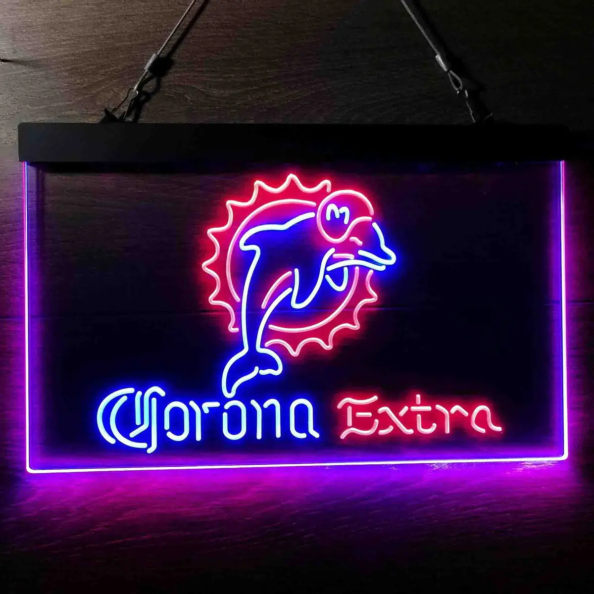 Miami Dolphins Corona Extra Bar Neon-Like Led Sign 4