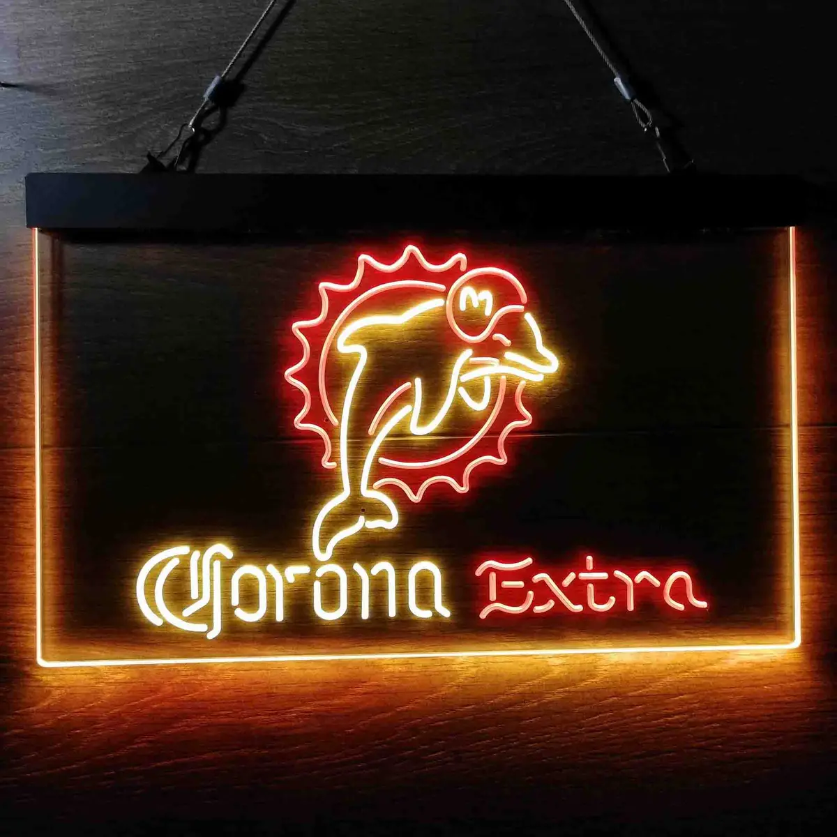 Miami Dolphins Corona Extra Bar Neon-Like Led Sign 6