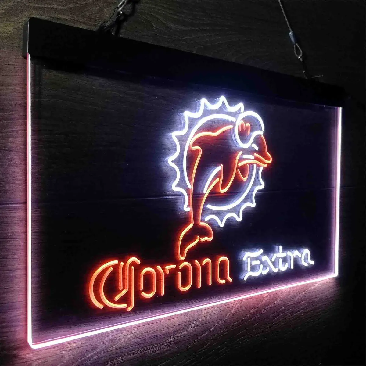 Miami Dolphins Corona Extra Bar Neon-Like Led Sign 14