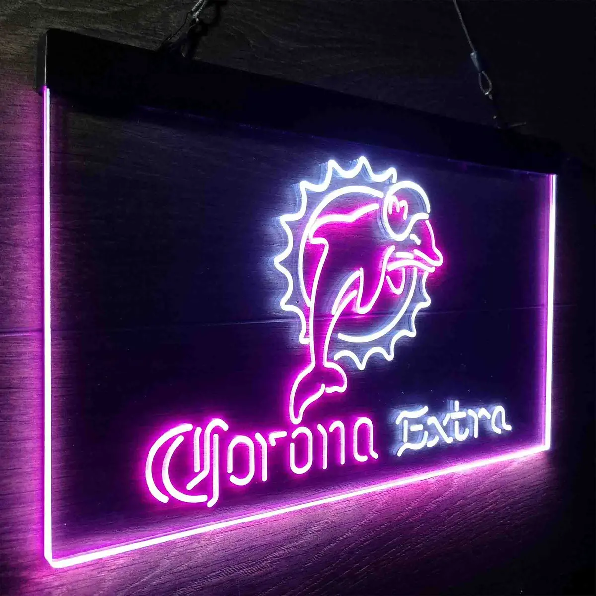 Miami Dolphins Corona Extra Bar Neon-Like Led Sign 16