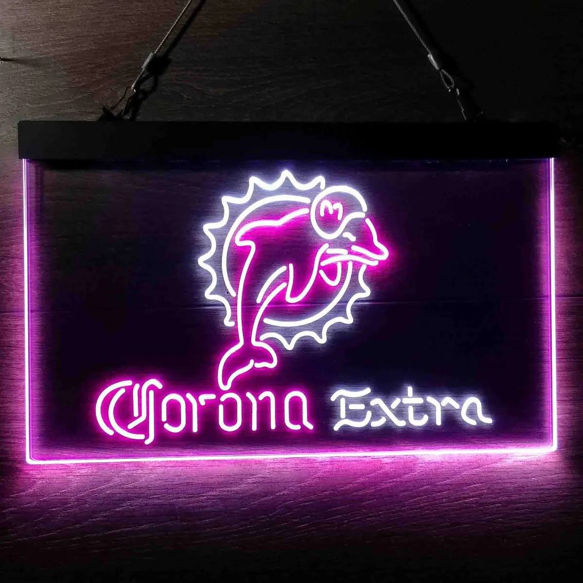 Miami Dolphins Corona Extra Bar Neon-Like Led Sign 3