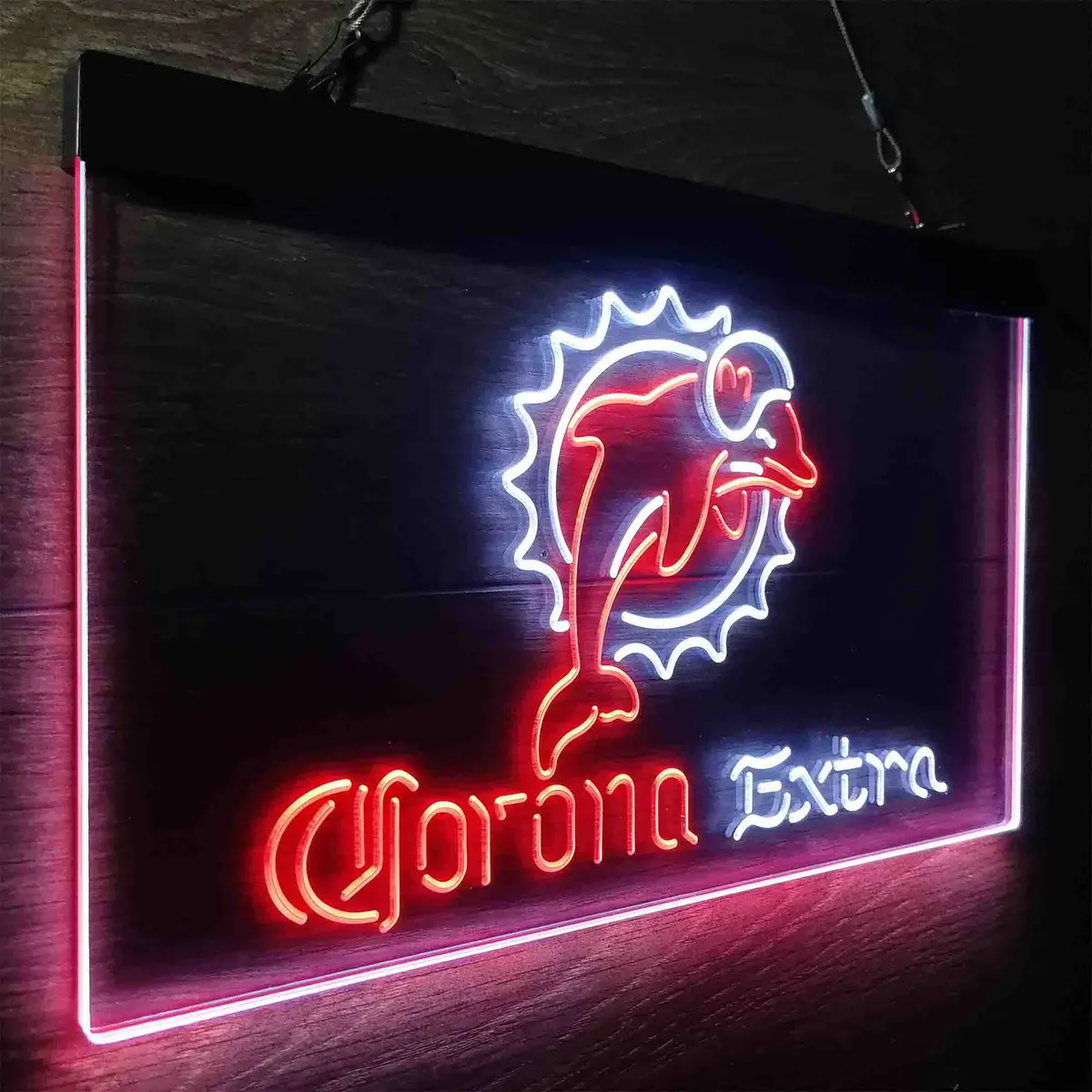 Miami Dolphins Corona Extra Bar Neon-Like Led Sign 24