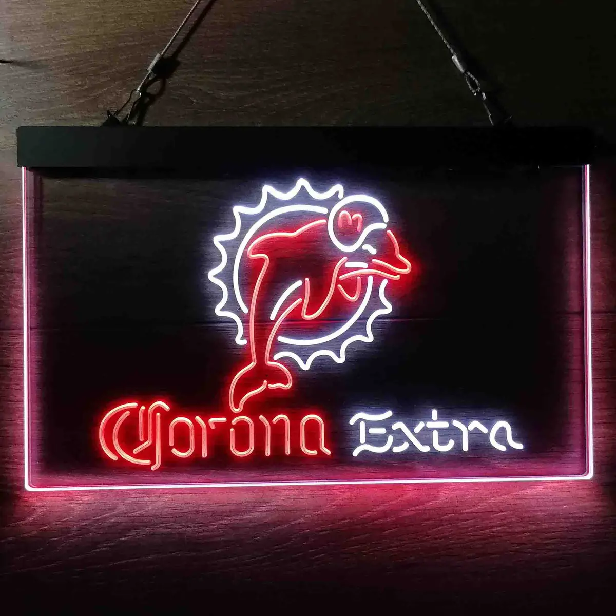 Miami Dolphins Corona Extra Bar Neon-Like Led Sign 11