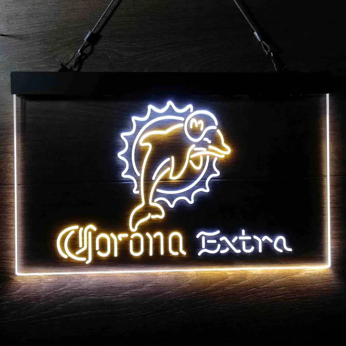 Miami Dolphins Corona Extra Bar Neon-Like Led Sign 9