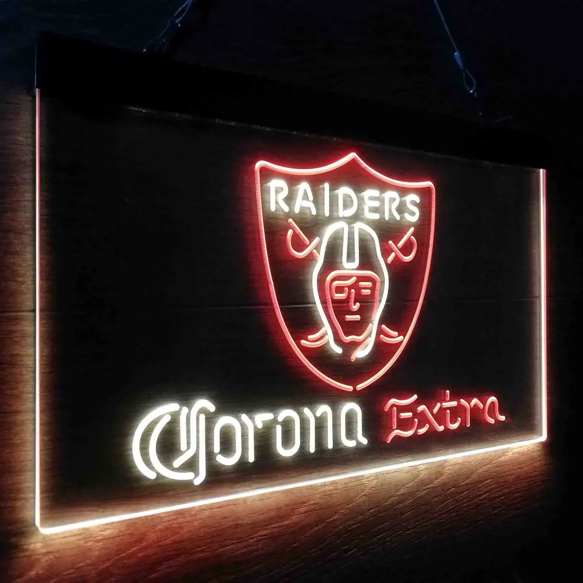 Las Vegas Raiders Corona Extra Bar Neon-Like Led Sign 24