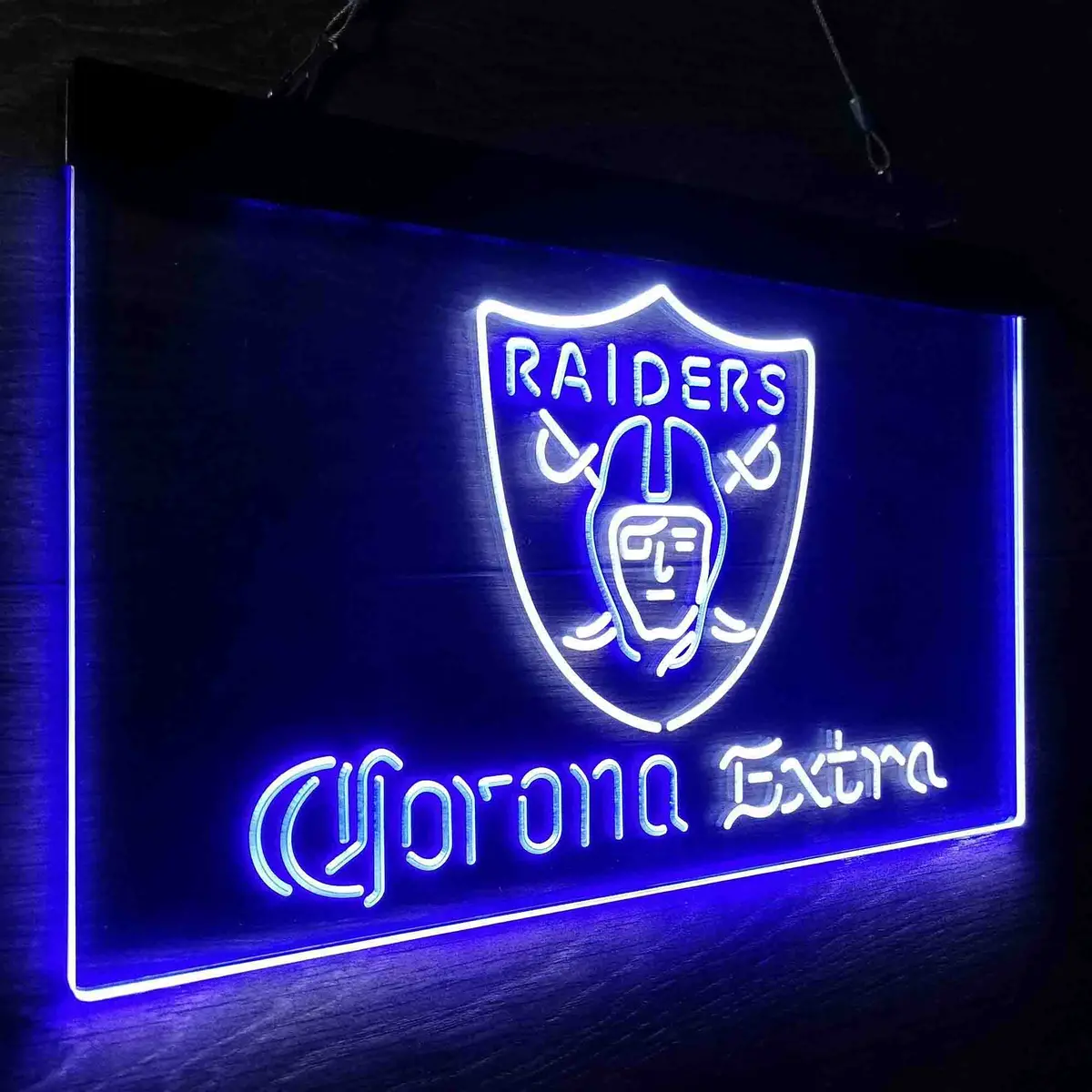 Las Vegas Raiders Corona Extra Bar Neon-Like Led Sign 14
