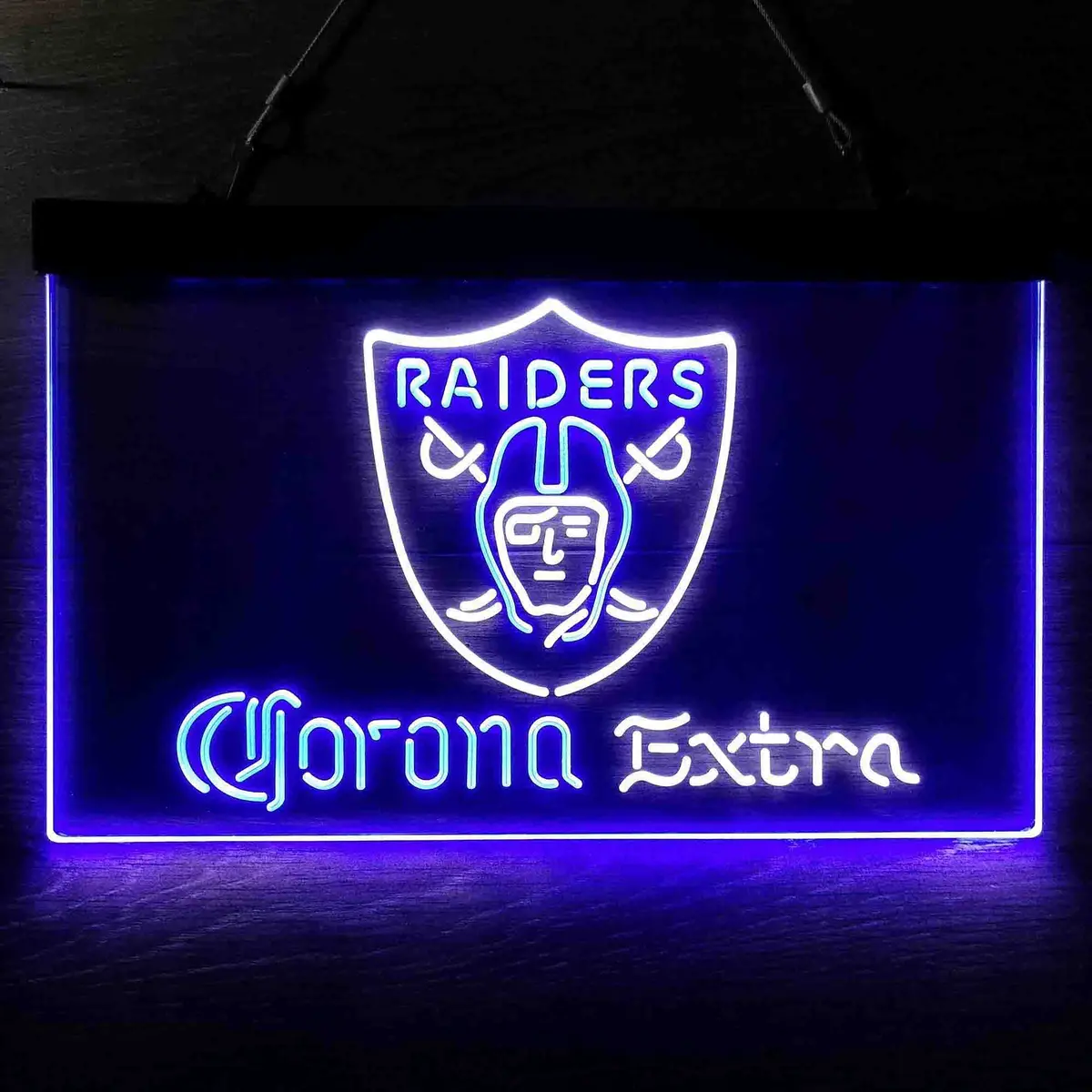 Las Vegas Raiders Corona Extra Bar Neon-Like Led Sign 1