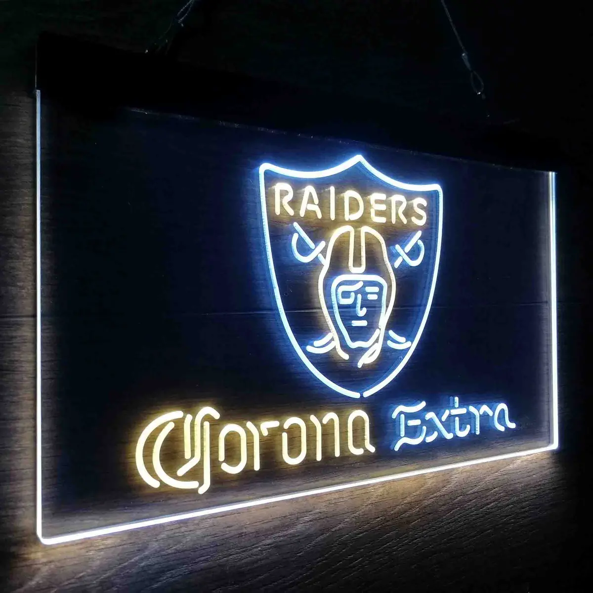 Las Vegas Raiders Corona Extra Bar Neon-Like Led Sign 23
