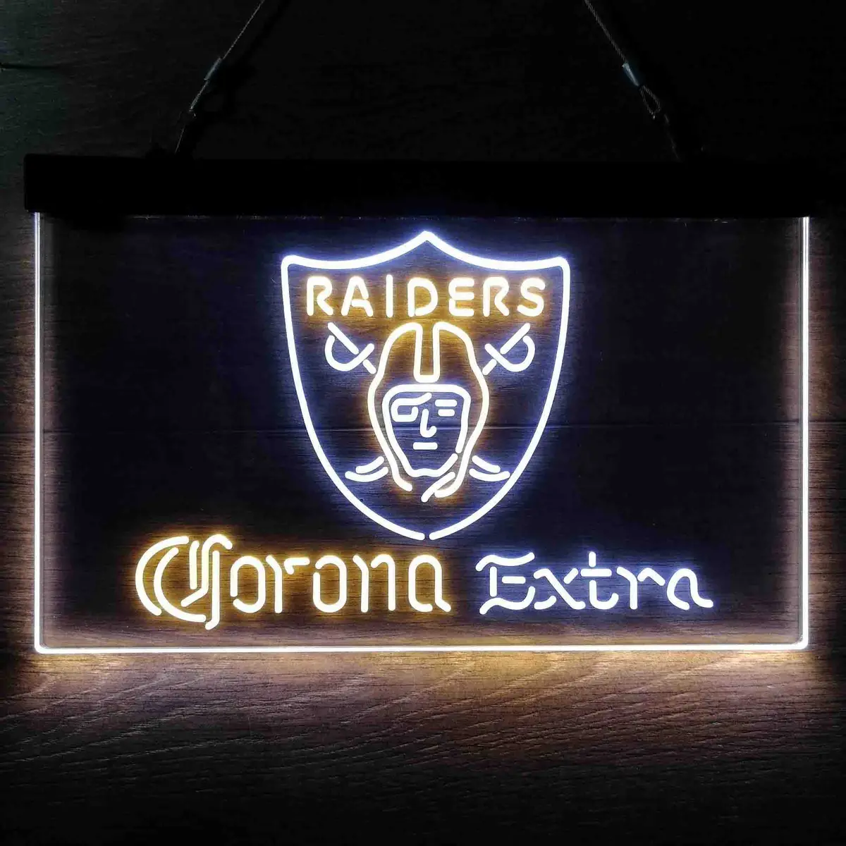 Las Vegas Raiders Corona Extra Bar Neon-Like Led Sign 10