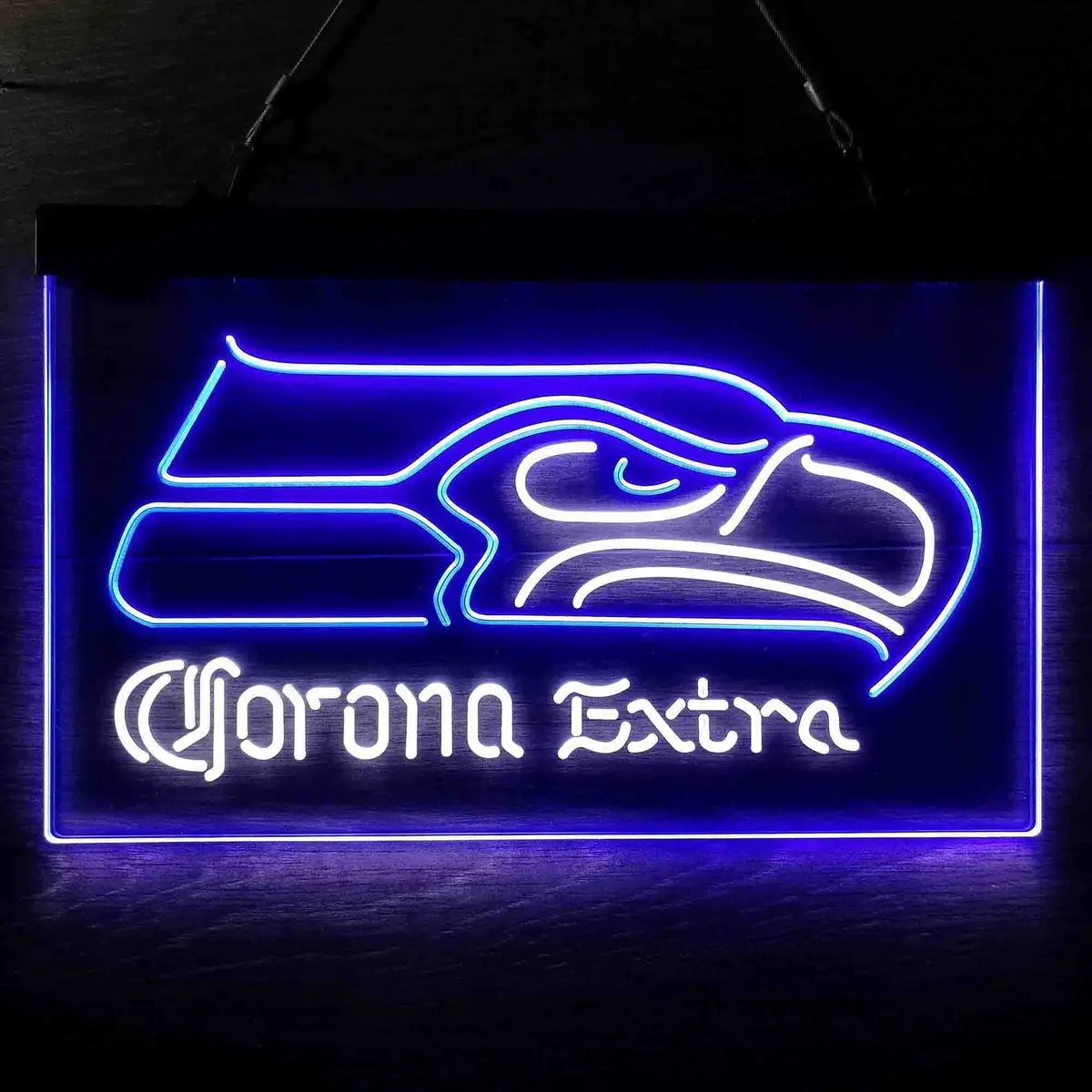 Seattle Seahawks Corona Extra Bar Neon-Like Led Sign 1