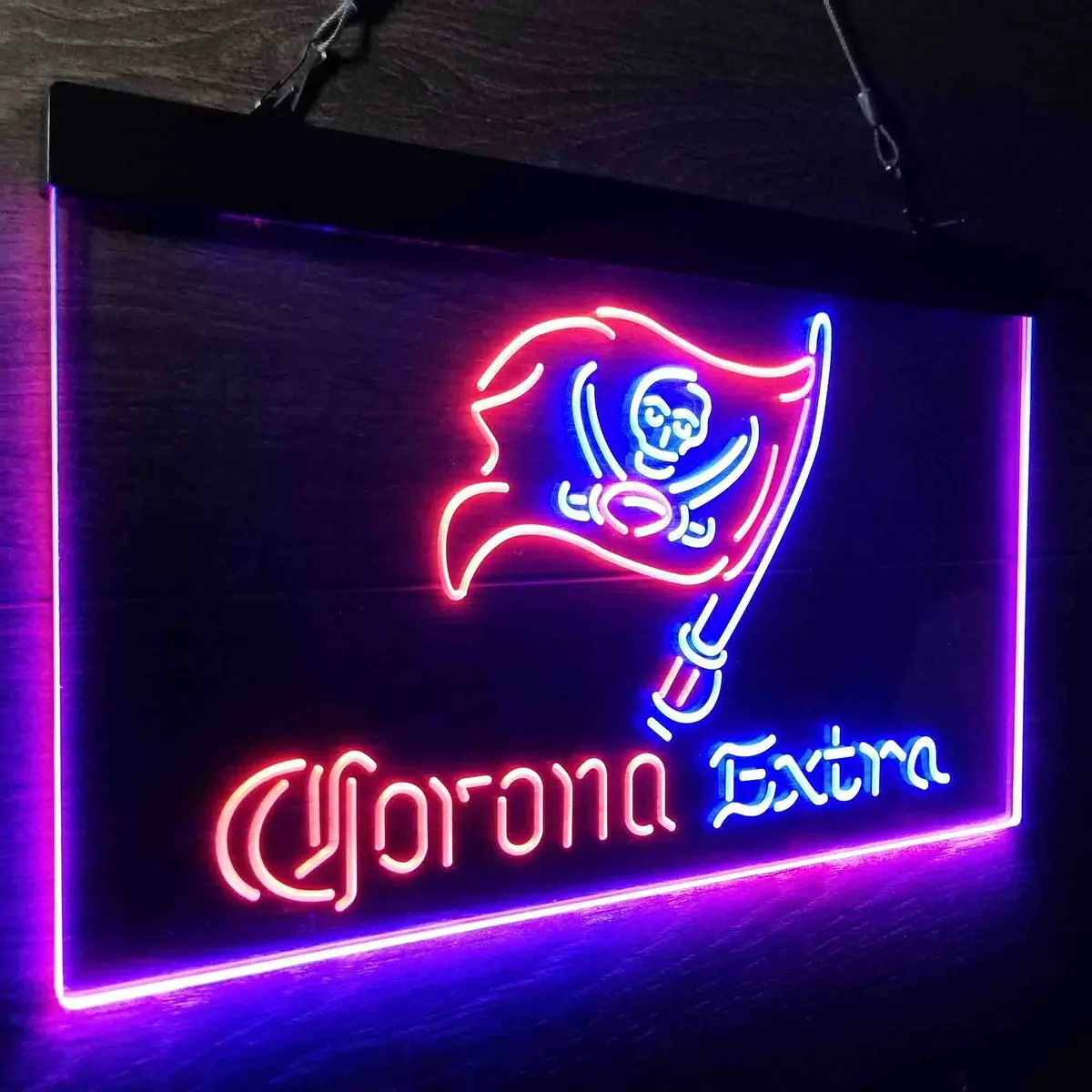 Tampa Bay Buccaneers Corona Extra Bar Neonled Sign 19