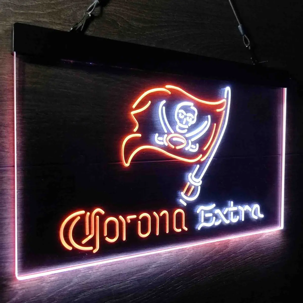 Tampa Bay Buccaneers Corona Extra Bar Neonled Sign 16