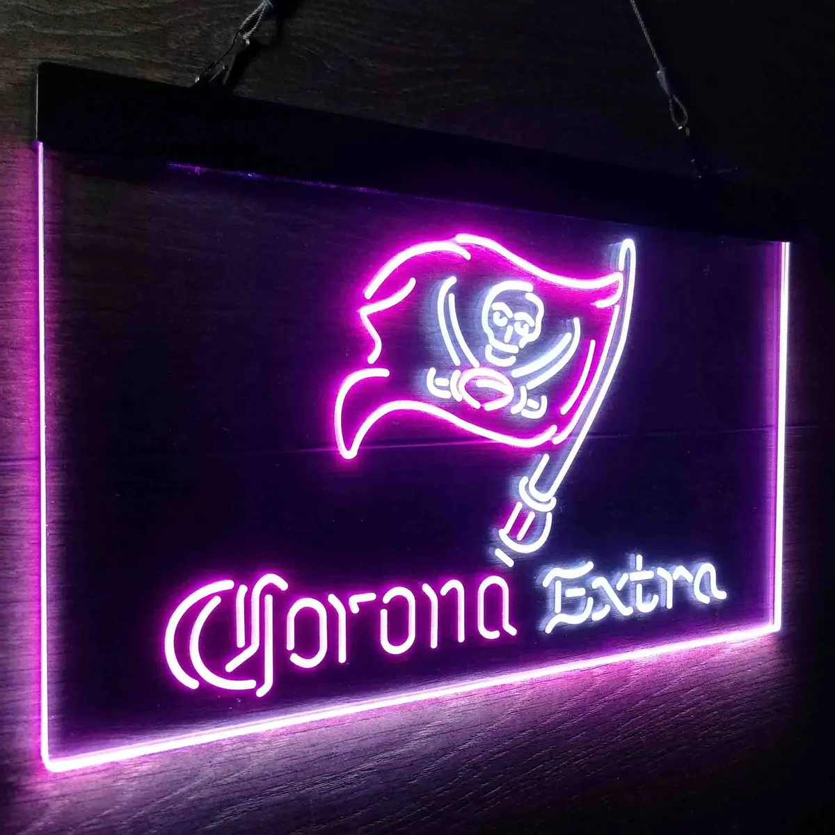 Tampa Bay Buccaneers Corona Extra Bar Neonled Sign 24