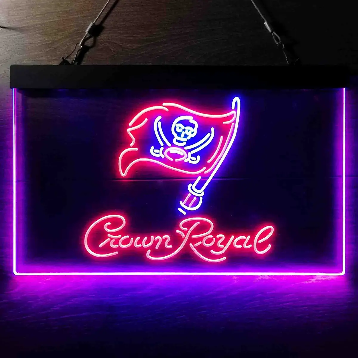 Crown Royal Bar Tampa Bay Buccaneers Est. 1976 Led Neon Sign 8