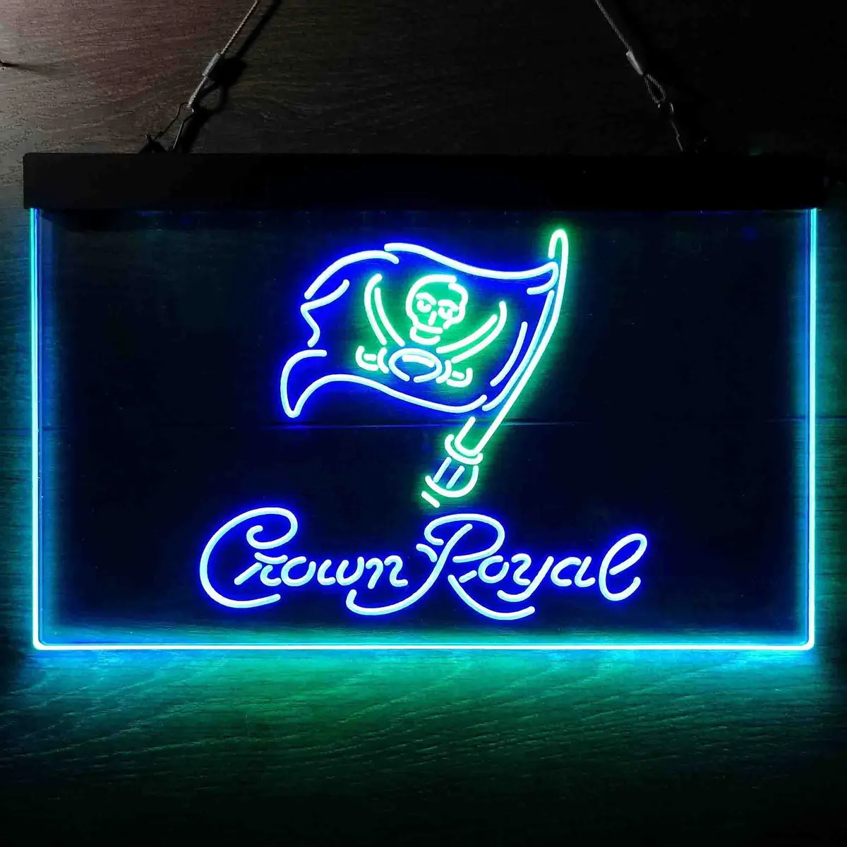 Crown Royal Bar Tampa Bay Buccaneers Est. 1976 Led Neon Sign 1