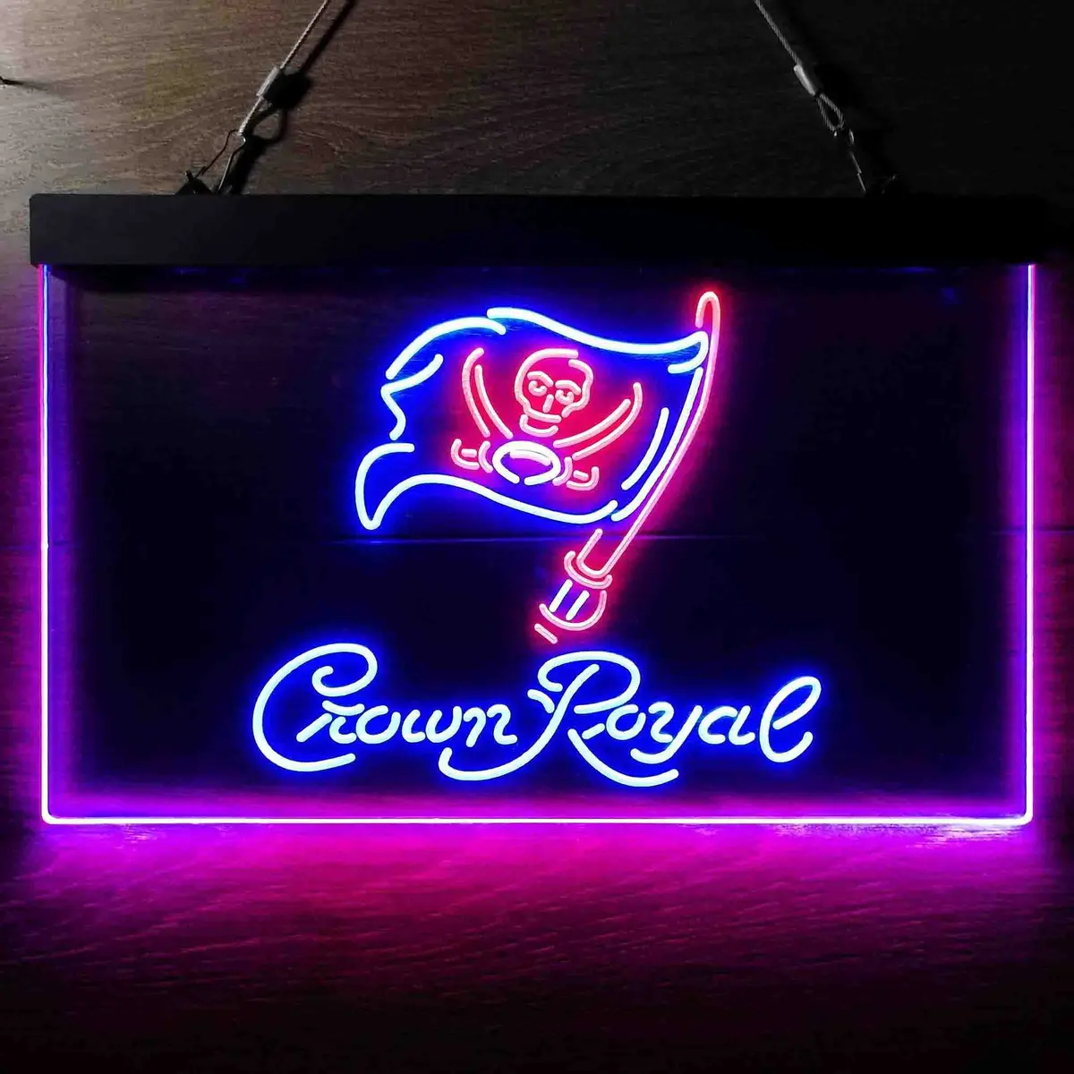 Crown Royal Bar Tampa Bay Buccaneers Est. 1976 Led Neon Sign 11