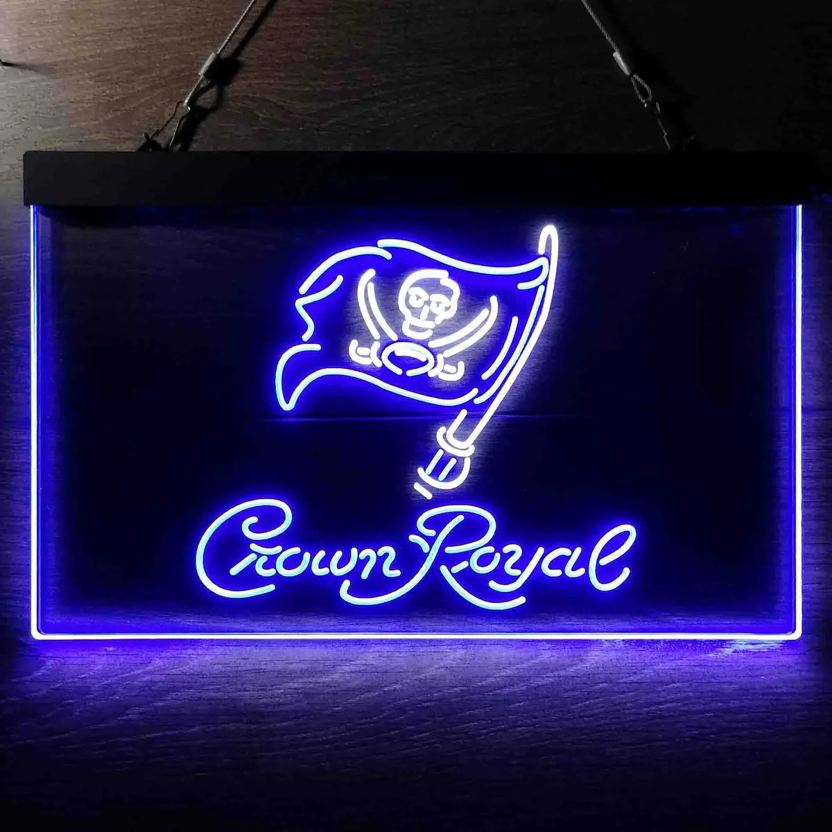 Crown Royal Bar Tampa Bay Buccaneers Est. 1976 Led Neon Sign 10
