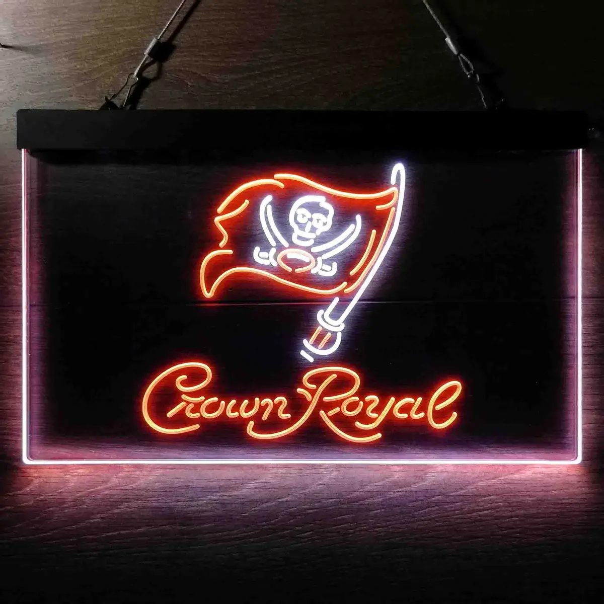 Crown Royal Bar Tampa Bay Buccaneers Est. 1976 Led Neon Sign 7
