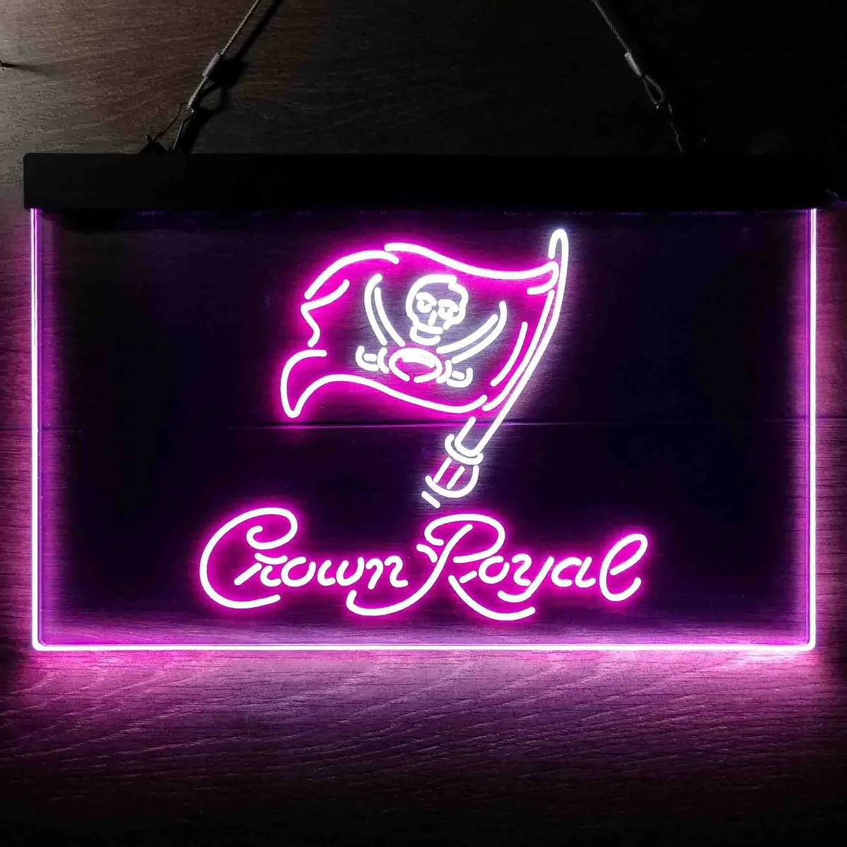 Crown Royal Bar Tampa Bay Buccaneers Est. 1976 Led Neon Sign 3