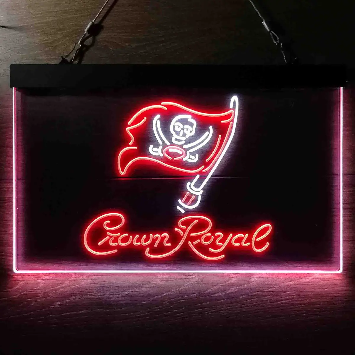 Crown Royal Bar Tampa Bay Buccaneers Est. 1976 Led Neon Sign 13