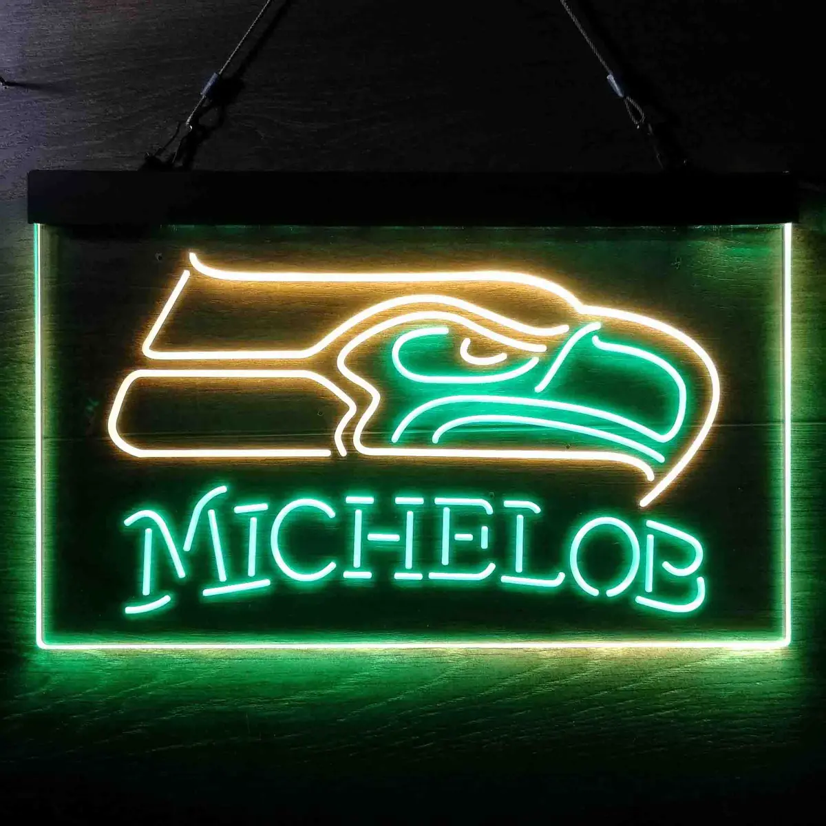 Michelob Bar Seattle Seahawks Est. 1976 Neon-Like Led Sign 1