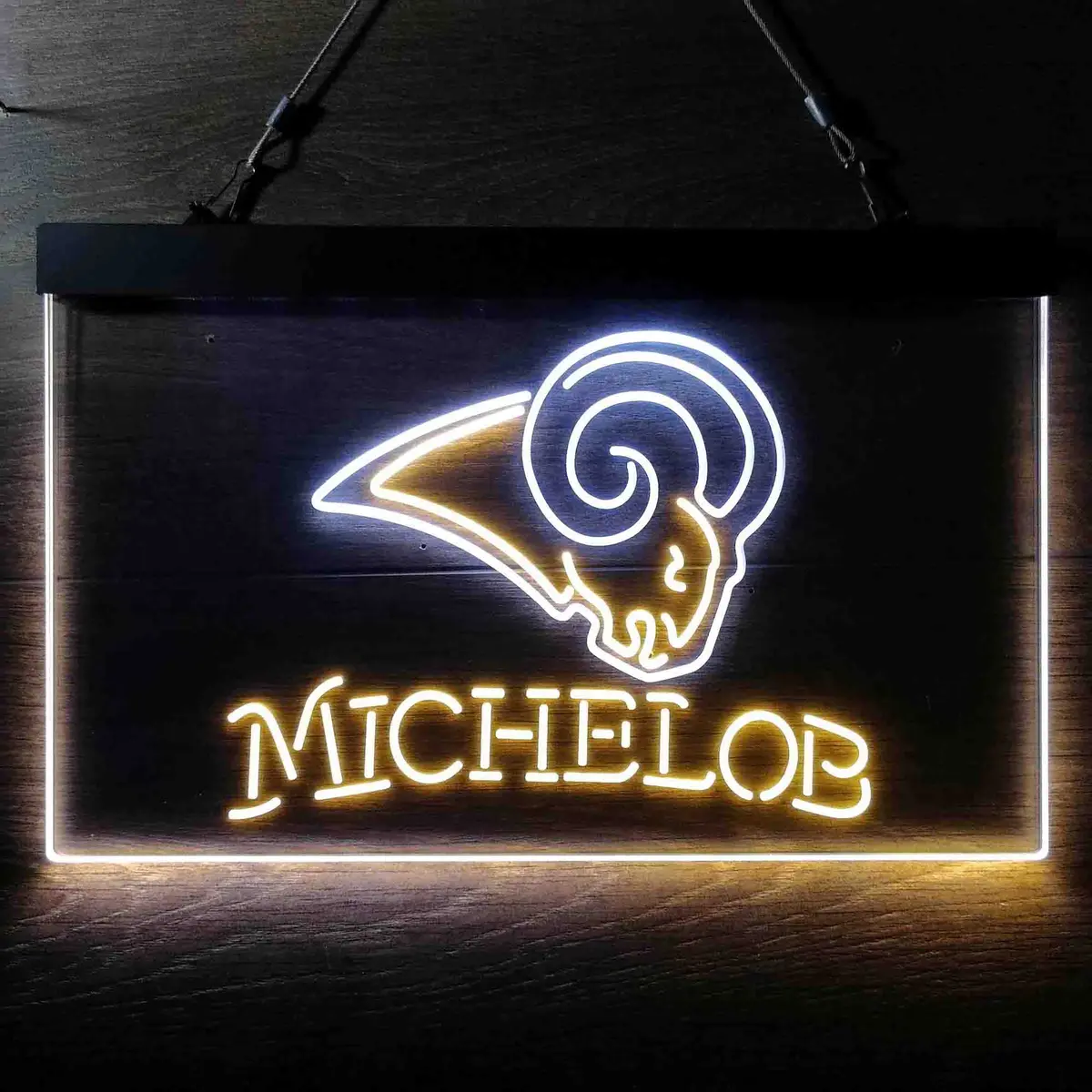 Michelob Bar Los Angeles Rams Est. 1937 Neon-Like Led Sign 1