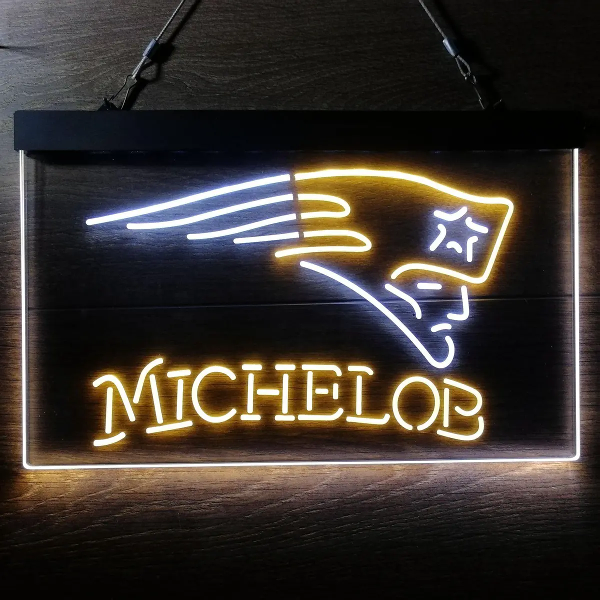 New England Patriots Michelob Bar Led Neon Sign 1
