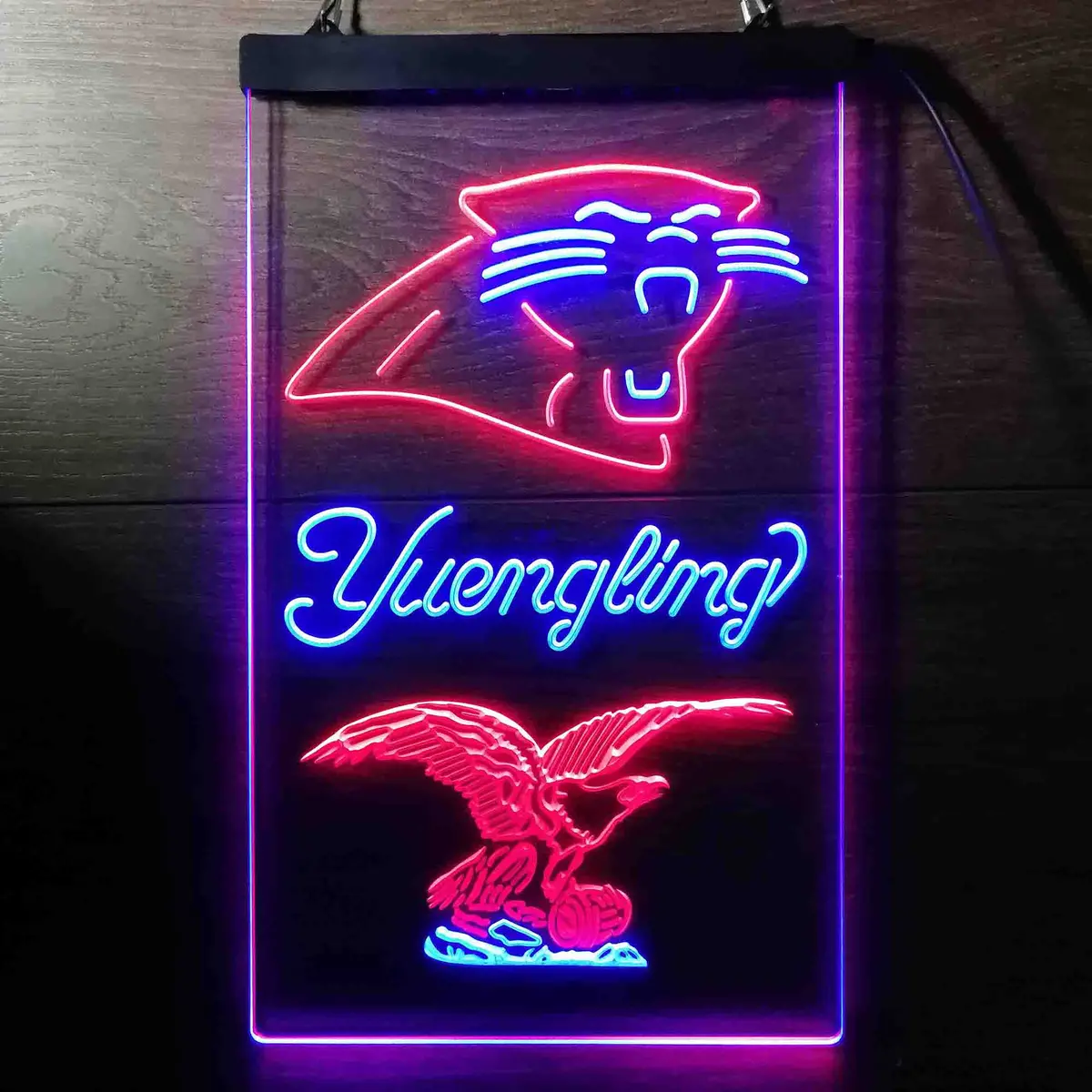 Yuengling Bar Carolina Panthers Est. 1995 Neon-Like Led Sign 10