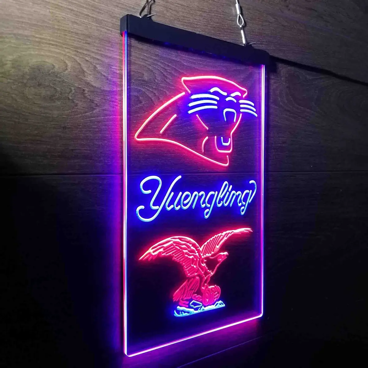 Yuengling Bar Carolina Panthers Est. 1995 Neon-Like Led Sign 18