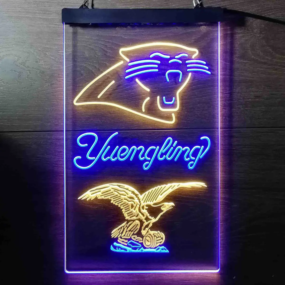 Yuengling Bar Carolina Panthers Est. 1995 Neon-Like Led Sign 7