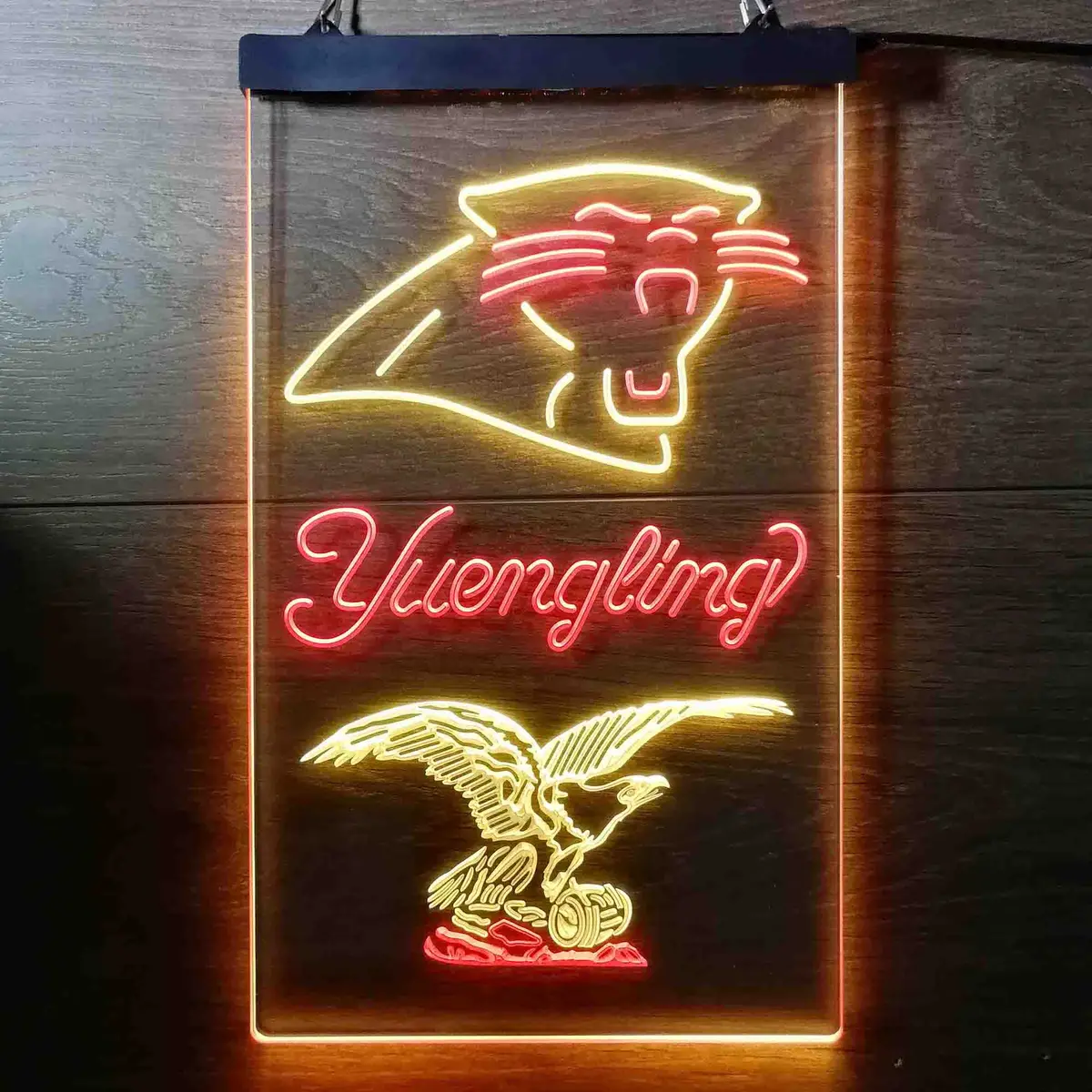 Yuengling Bar Carolina Panthers Est. 1995 Neon-Like Led Sign 11