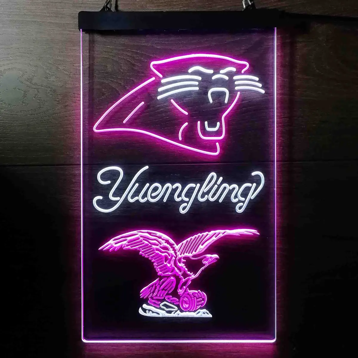 Yuengling Bar Carolina Panthers Est. 1995 Neon-Like Led Sign 10