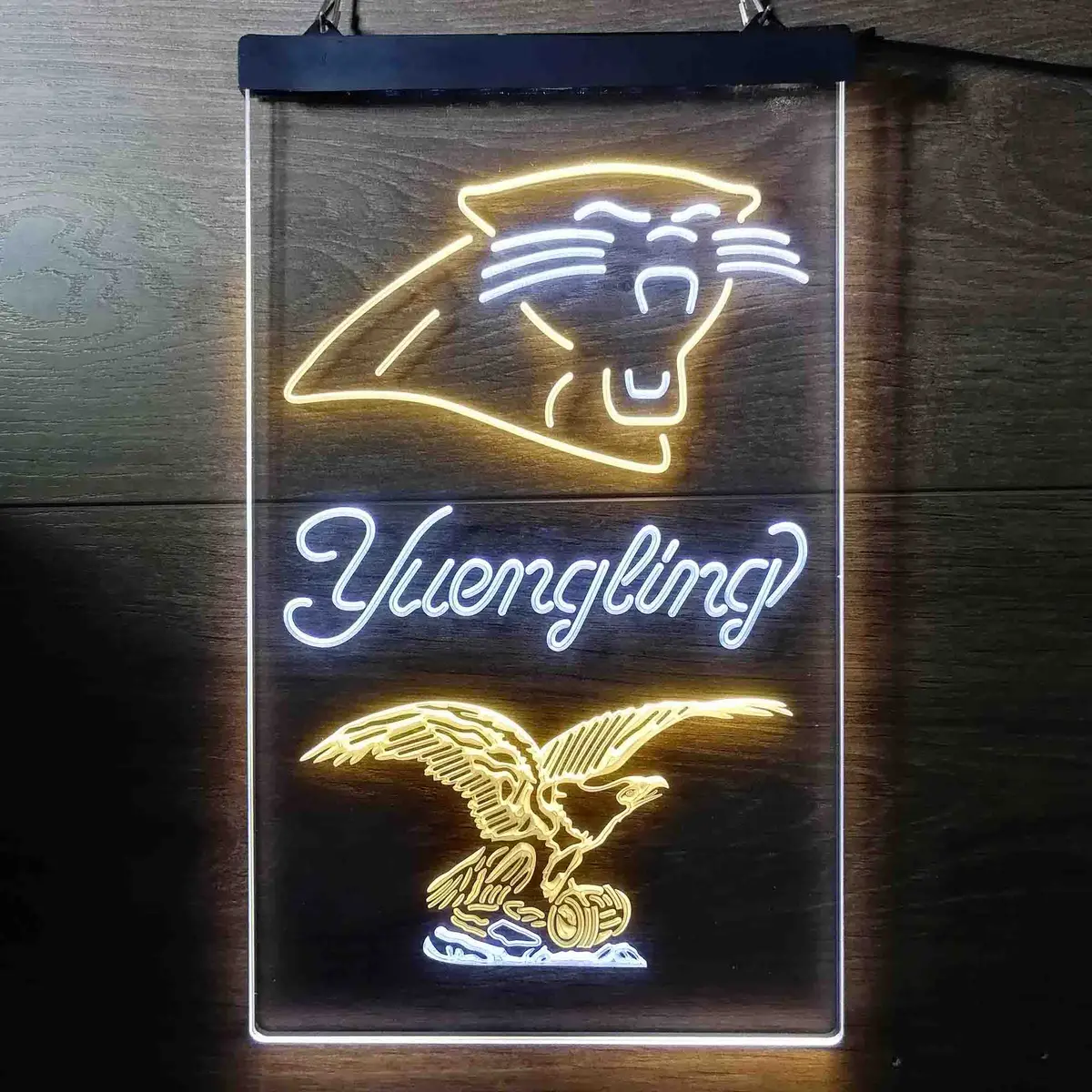 Yuengling Bar Carolina Panthers Est. 1995 Neon-Like Led Sign 12